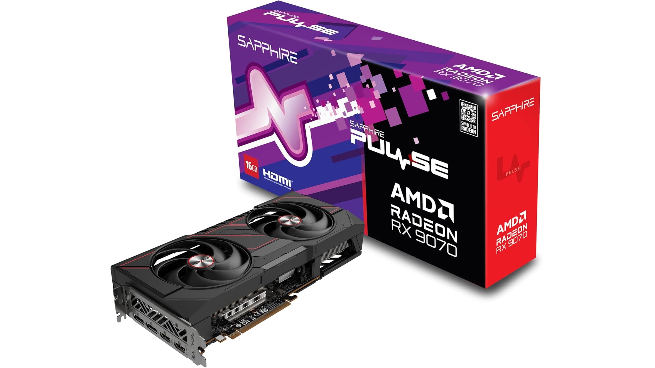 Picture of Sapphire Pulse AMD Radeon RX 9070 Gaming Graphics Card