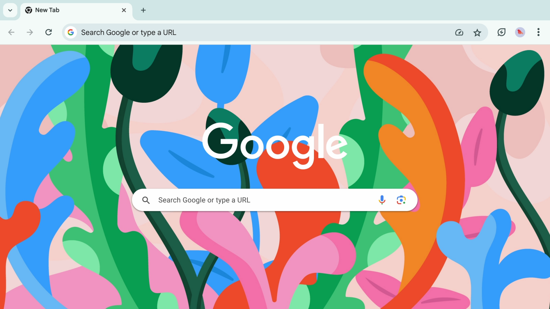A new tab opened in Google Chrome Web Browser (Image via Google)