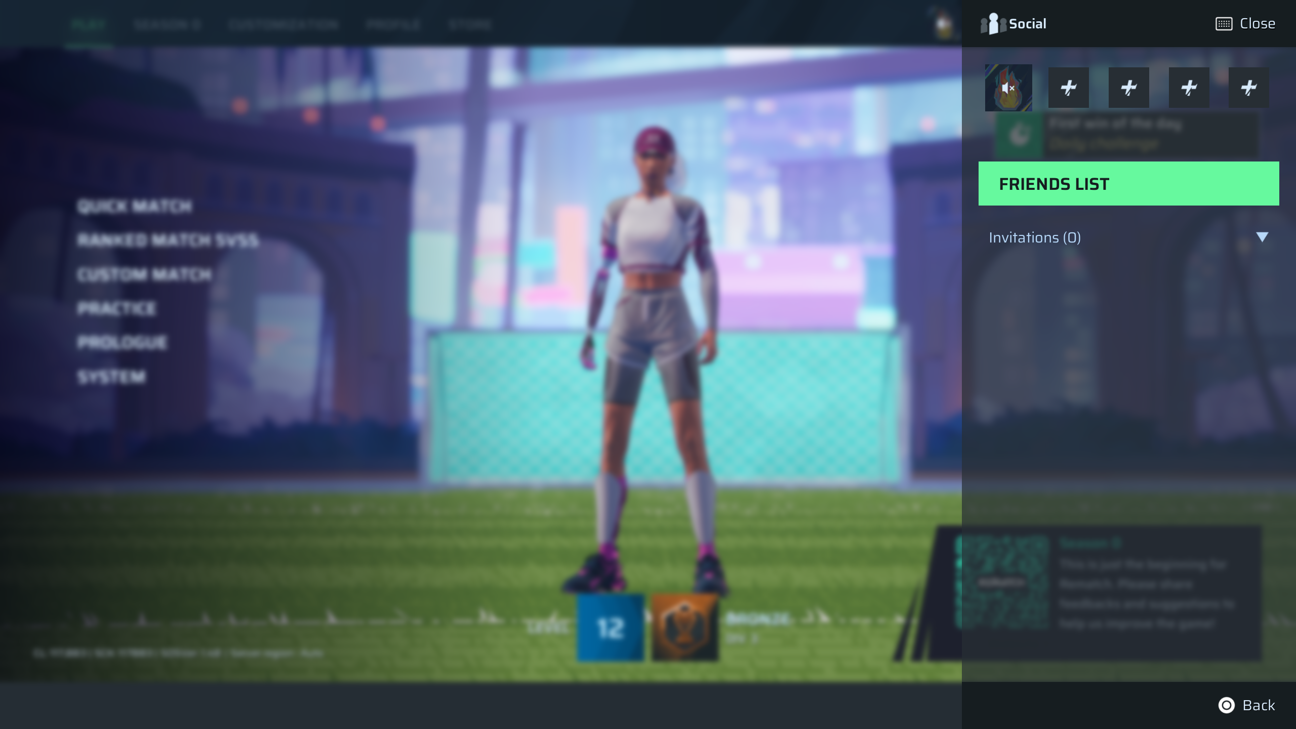 Add Friends in Rematch (Image via Sloclap | Deltia's Gaming)
