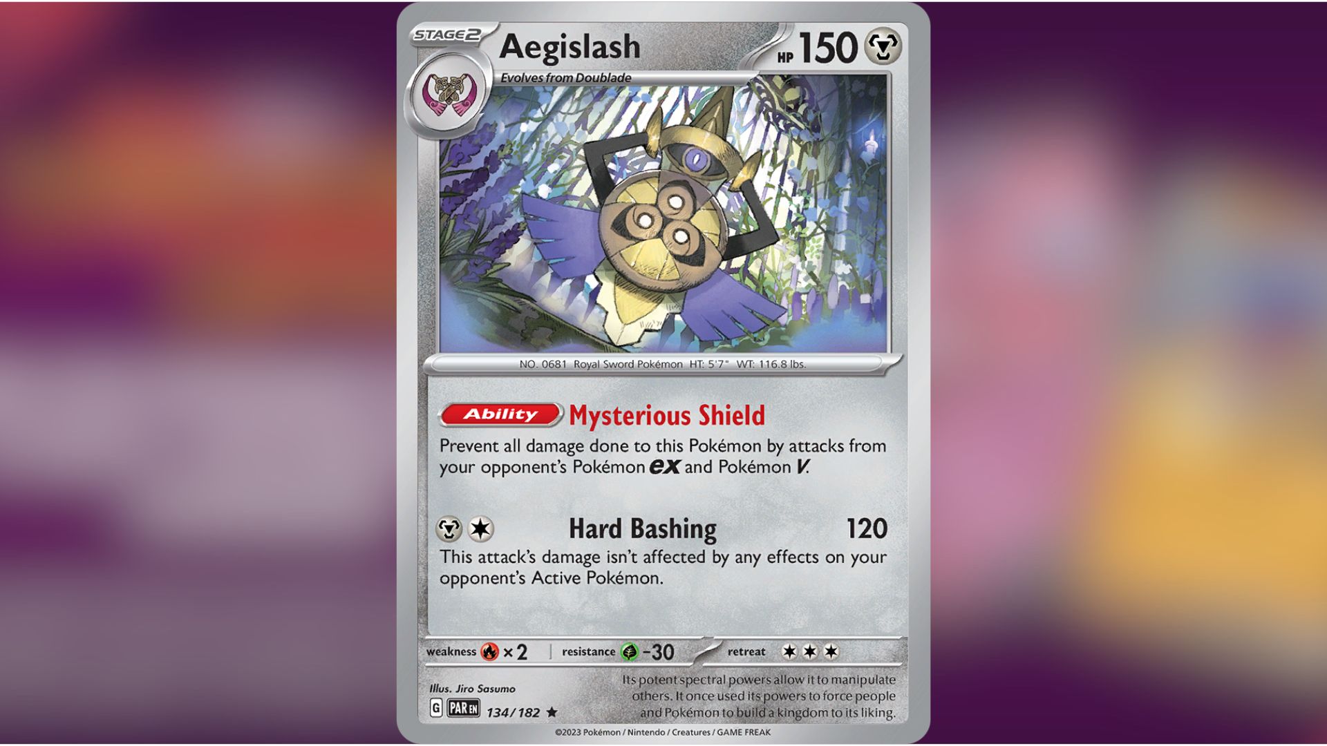 Aegislash (Image via TPC)