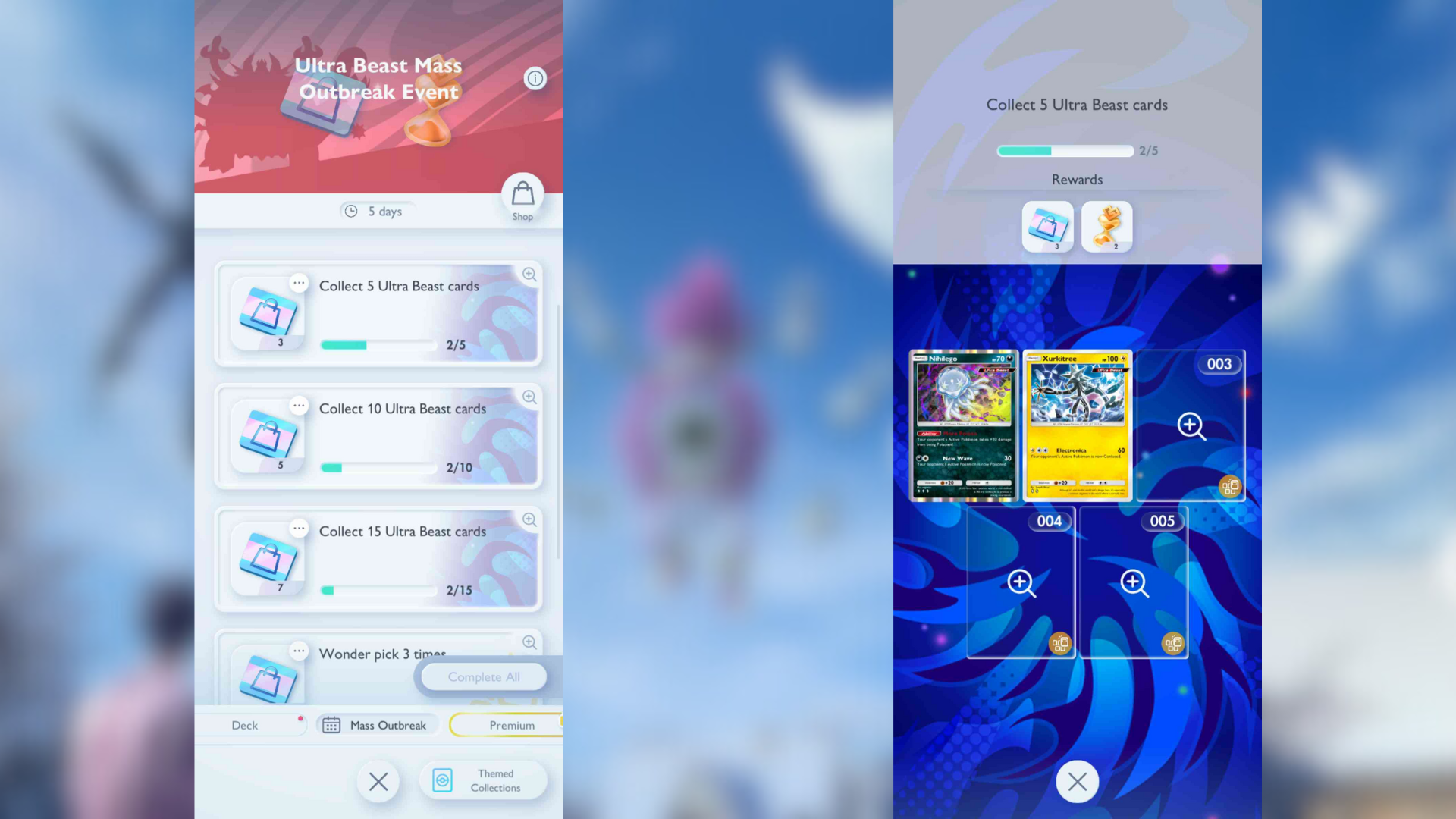 All Missions and Rewards (Image via The Pokemon Company)