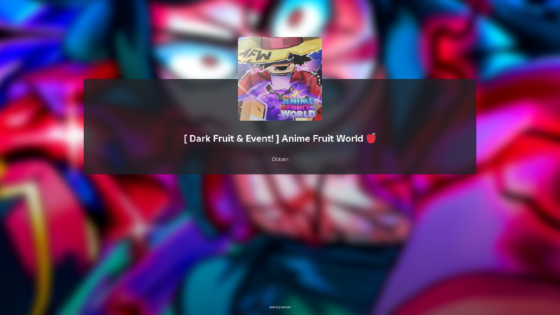 Anime Fruit World