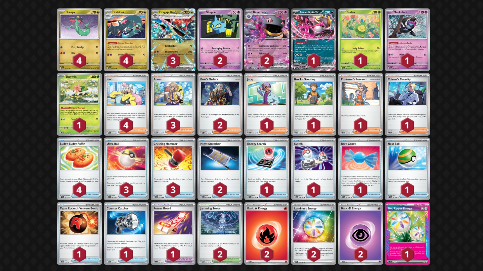 Banette ex decklist (Image via TPC)