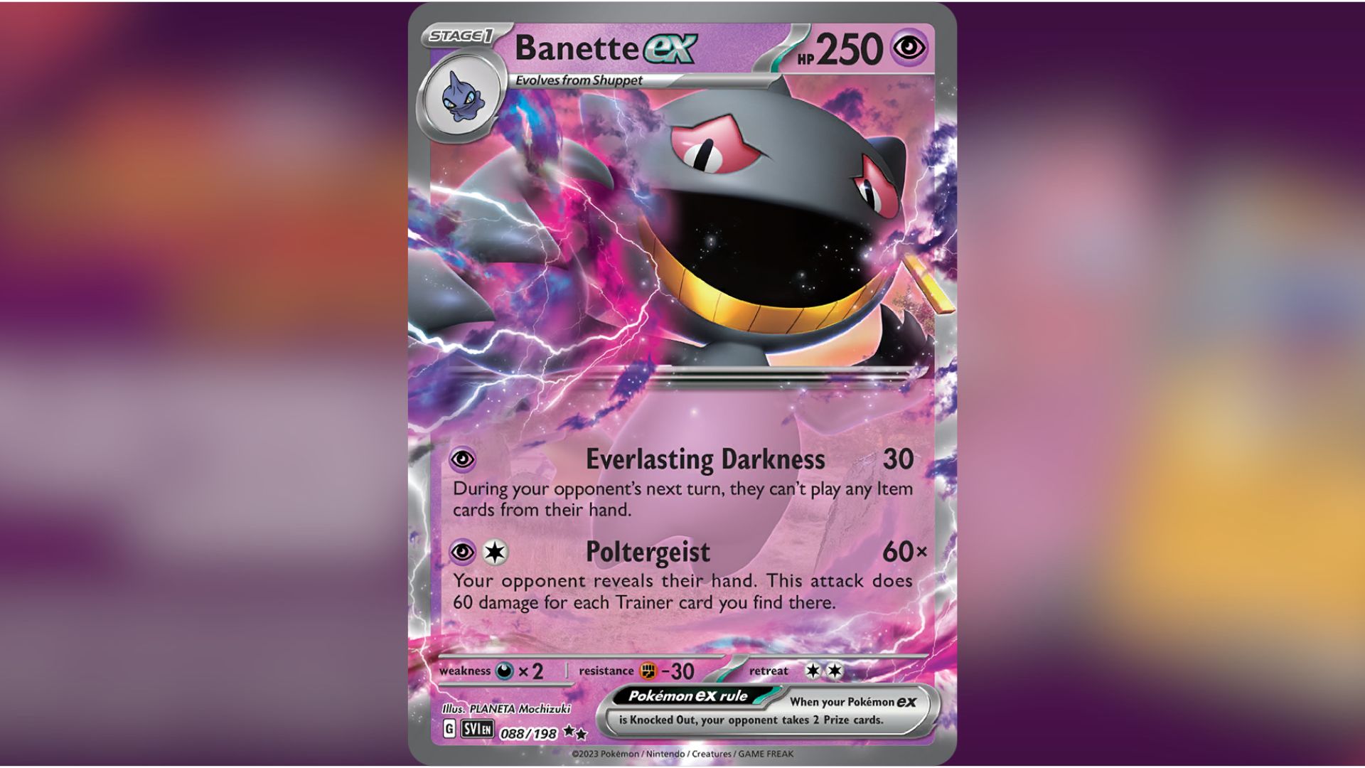 Banette ex (Image via TPC)