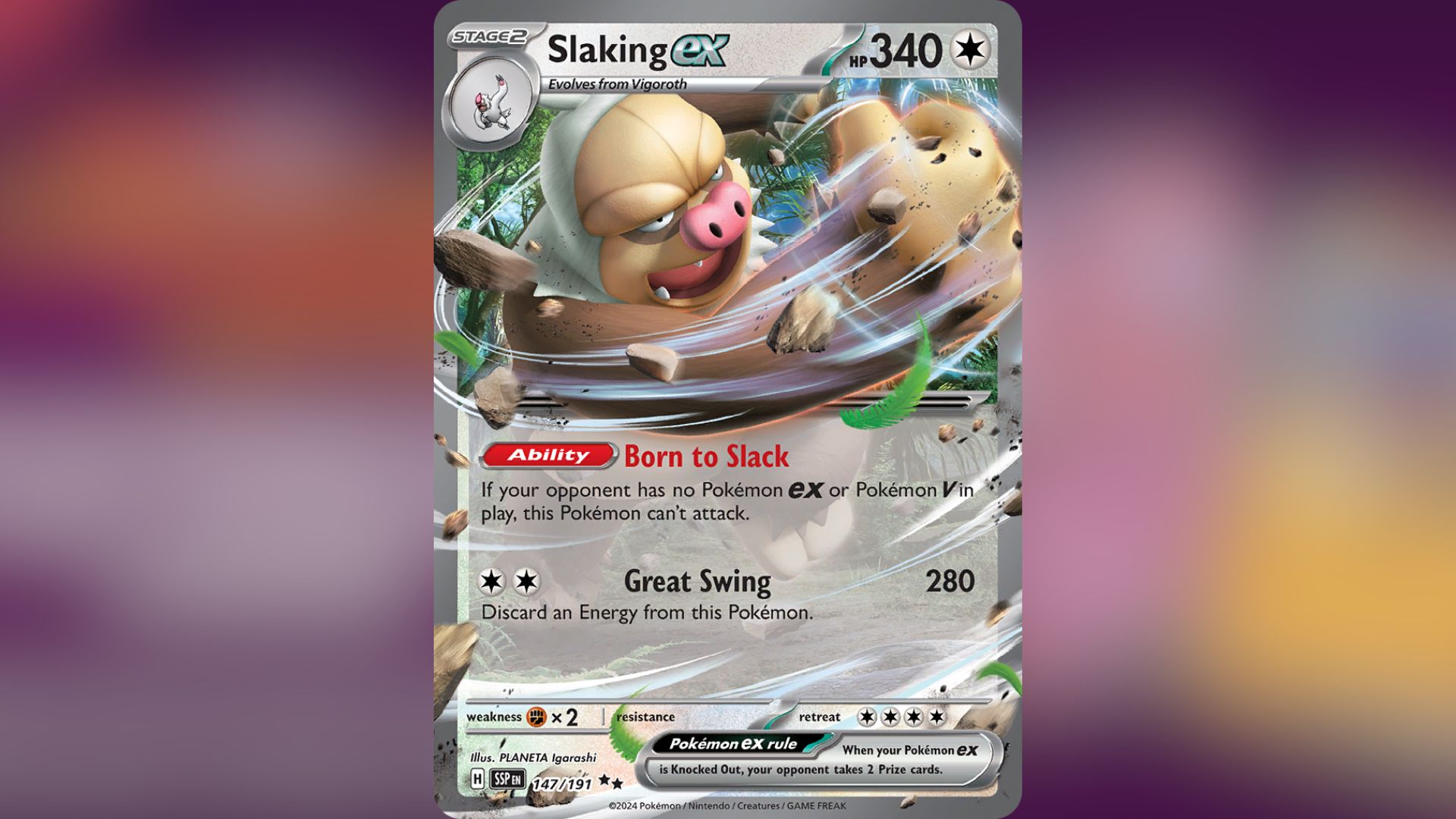 Slaking ex (Image via TPC)