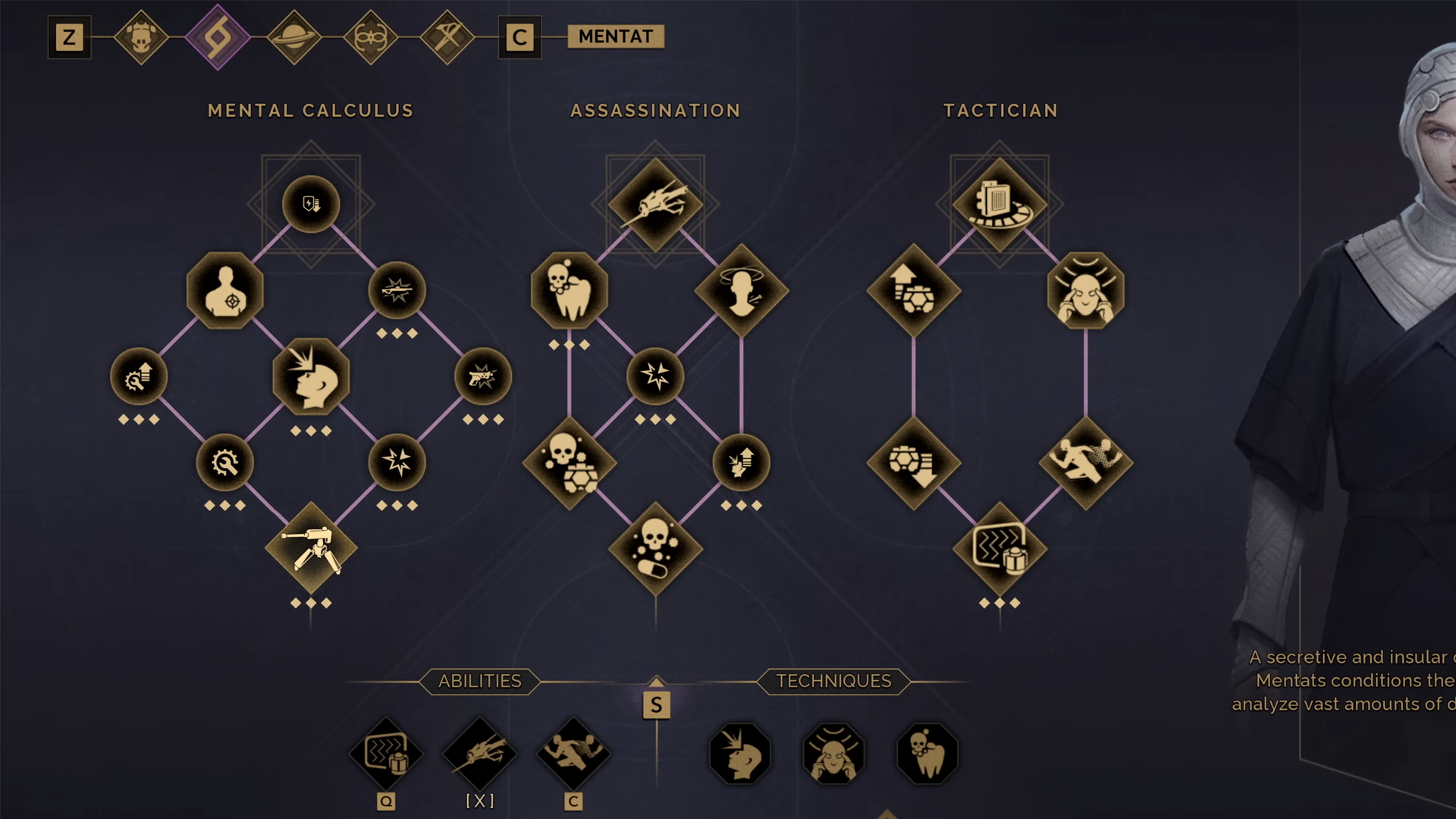 Dune Awakening offers a variety of skills for you to unlock (Source: Funcom)
