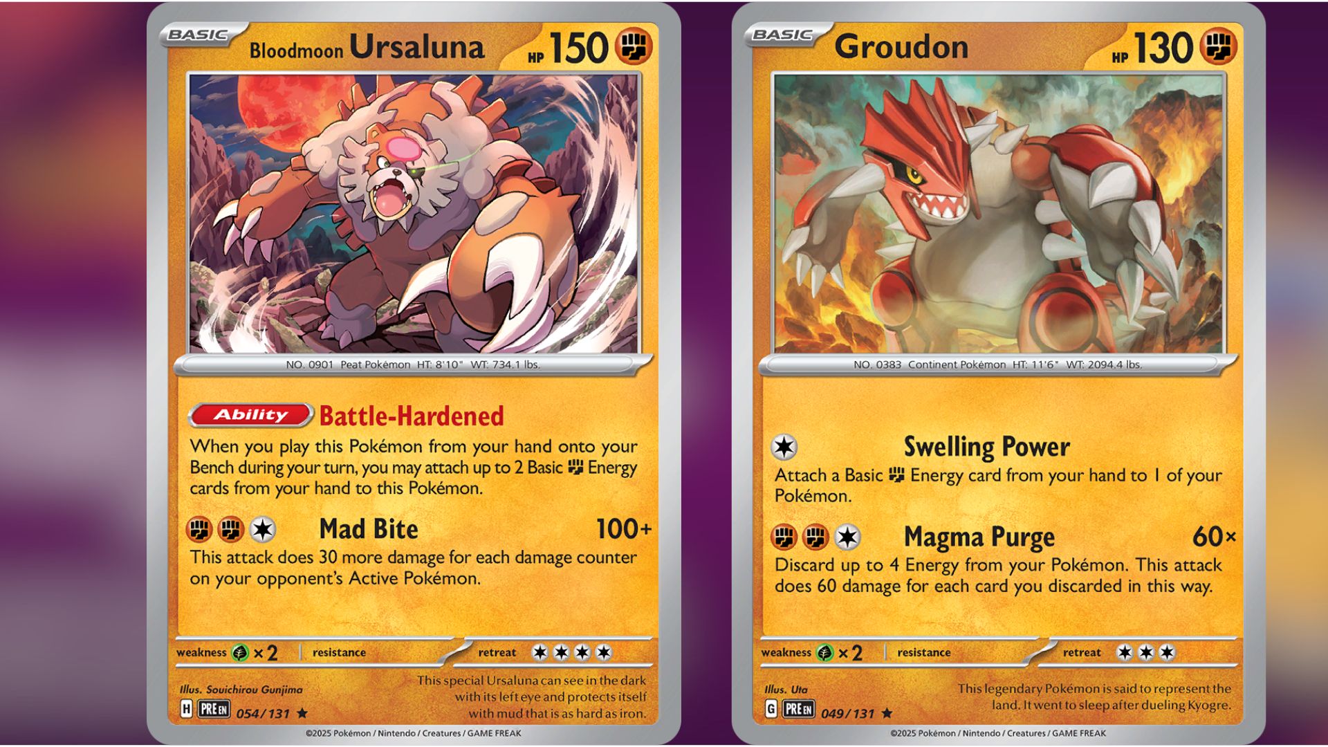 Bloodmoon Ursaluna and Groudon (Image via TPC)
