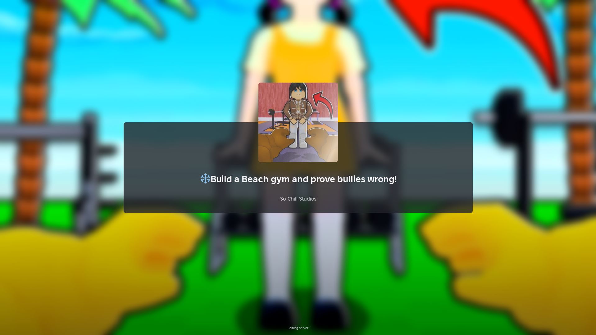 Build a Beach Gym and Prove Bullies Wrong (Image via Roblox)