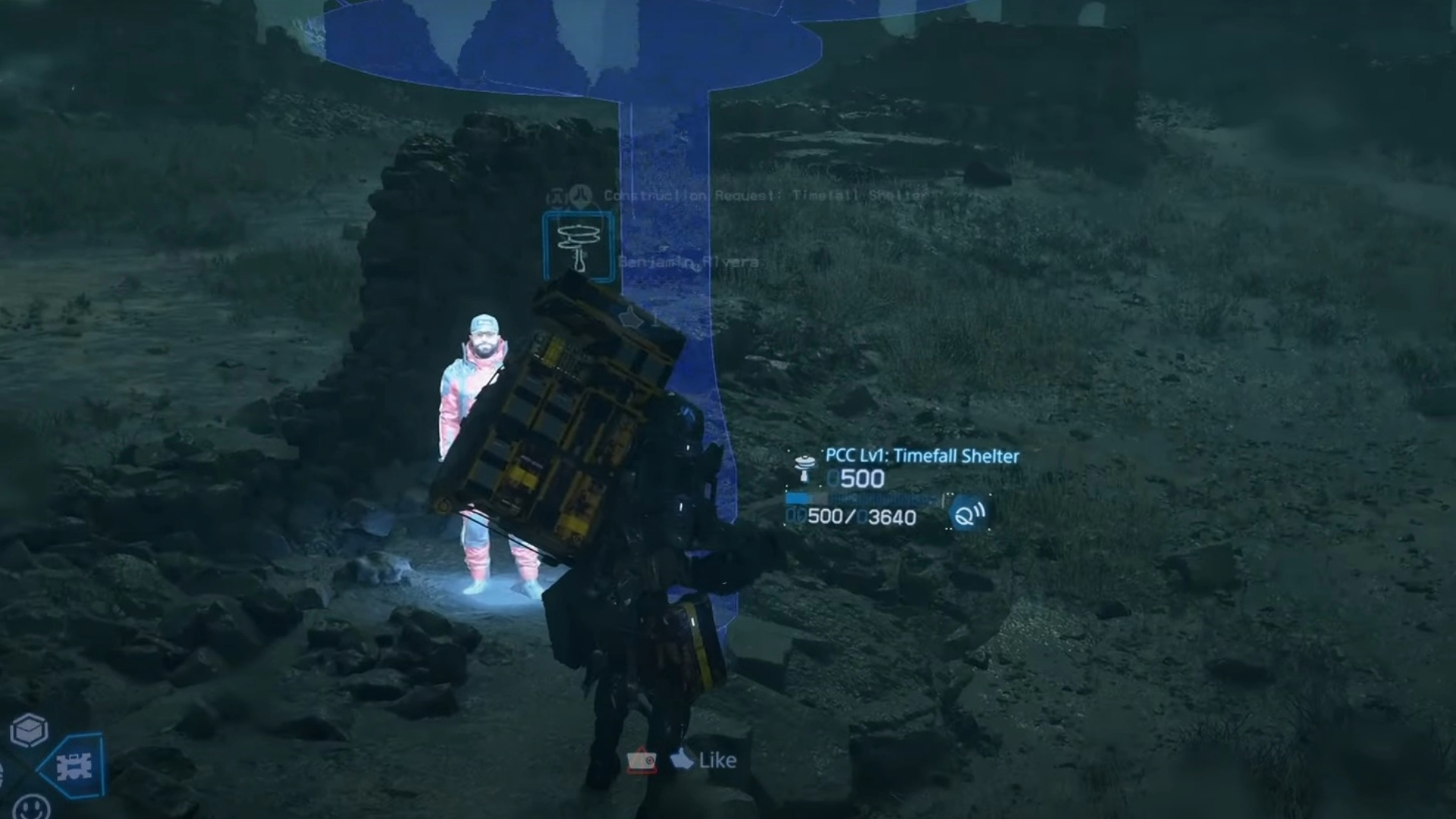 Building a Timefall Shelter