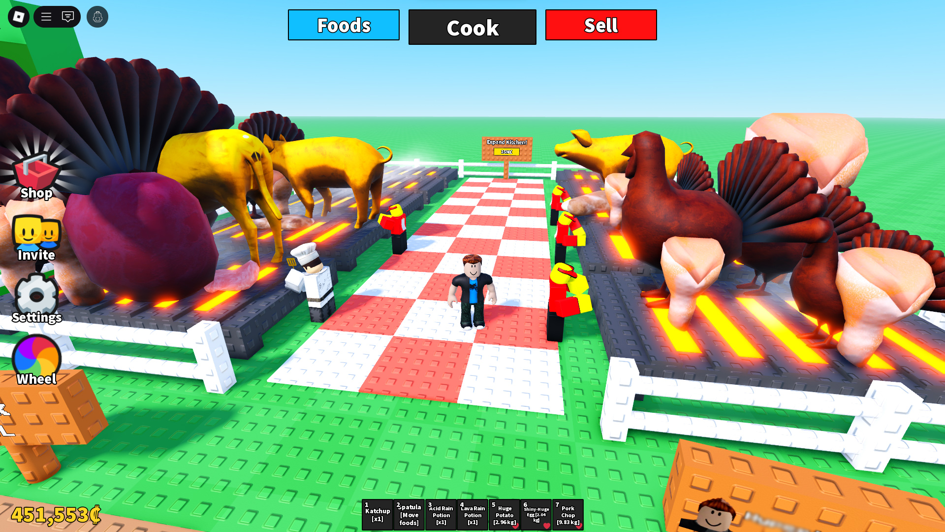 Cook Food (Image via Roblox Corporation)
