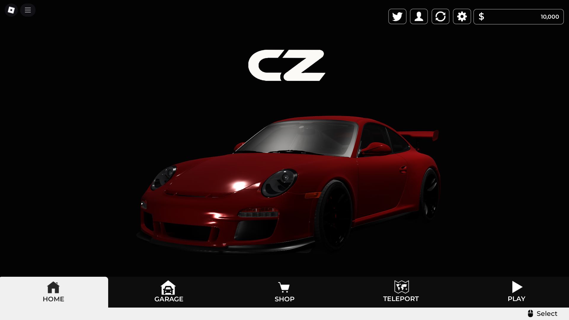 Car Zone (Image via Roblox)