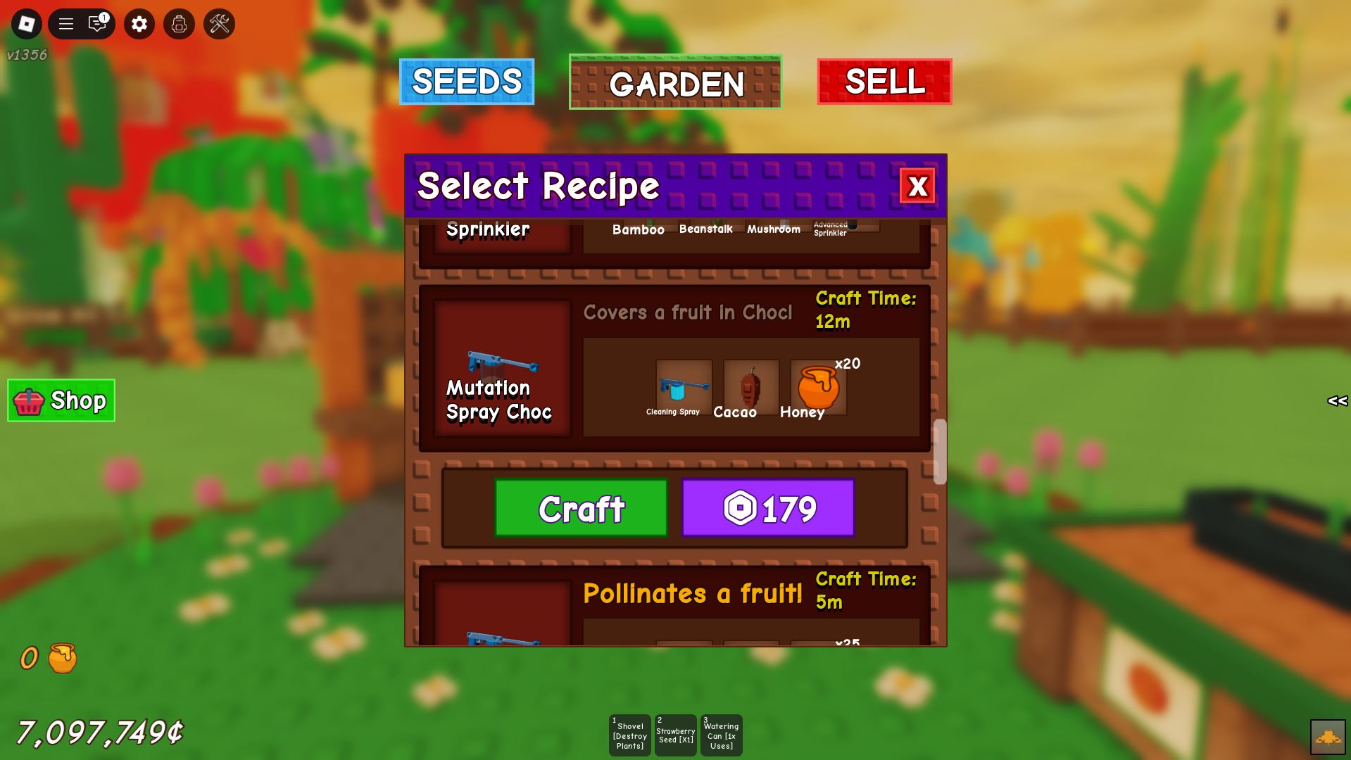 Choc Mutation Spray (Image via Roblox)