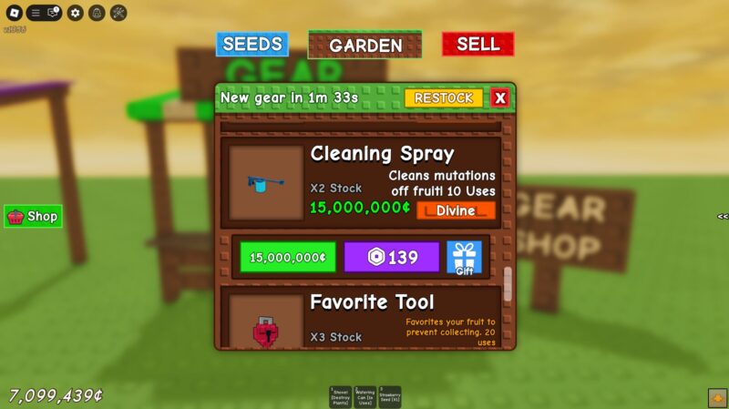 Cleaning Spray (Image via Roblox)