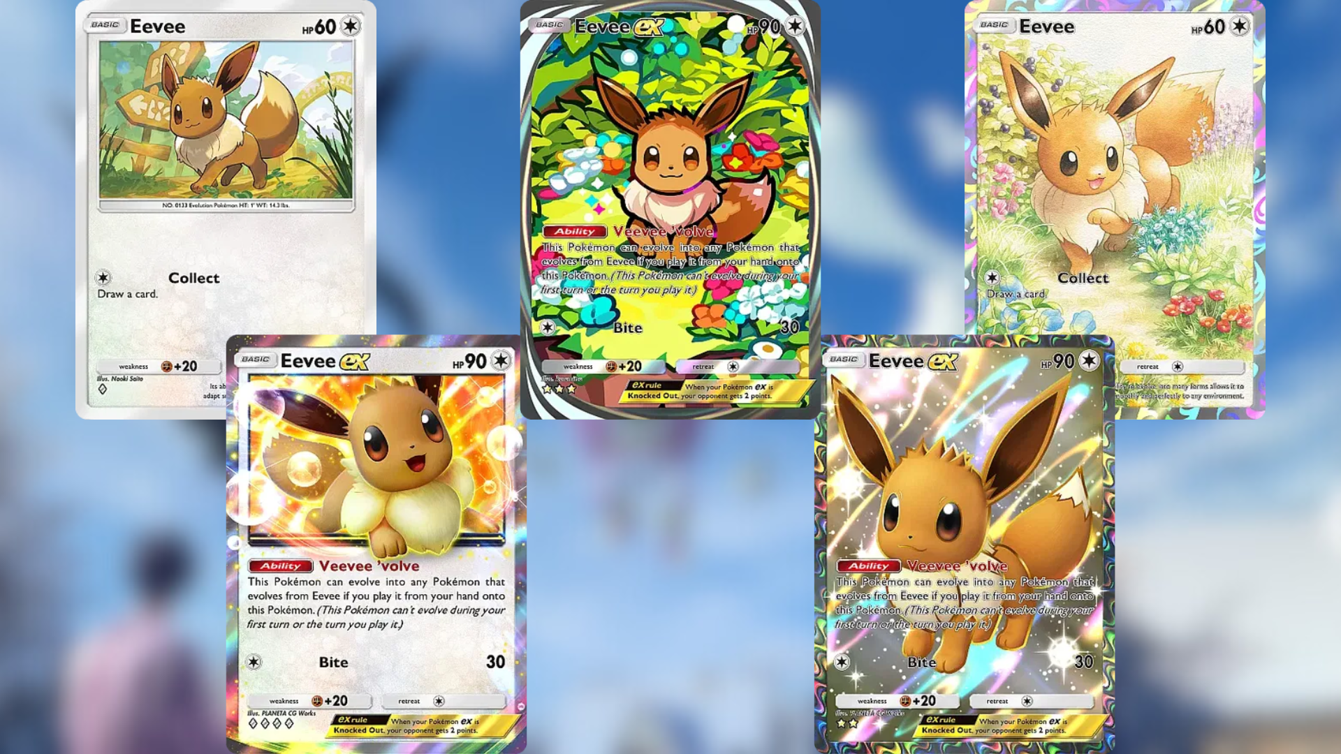 Collect all versions of Eevee (Image via The Pokemon Company)