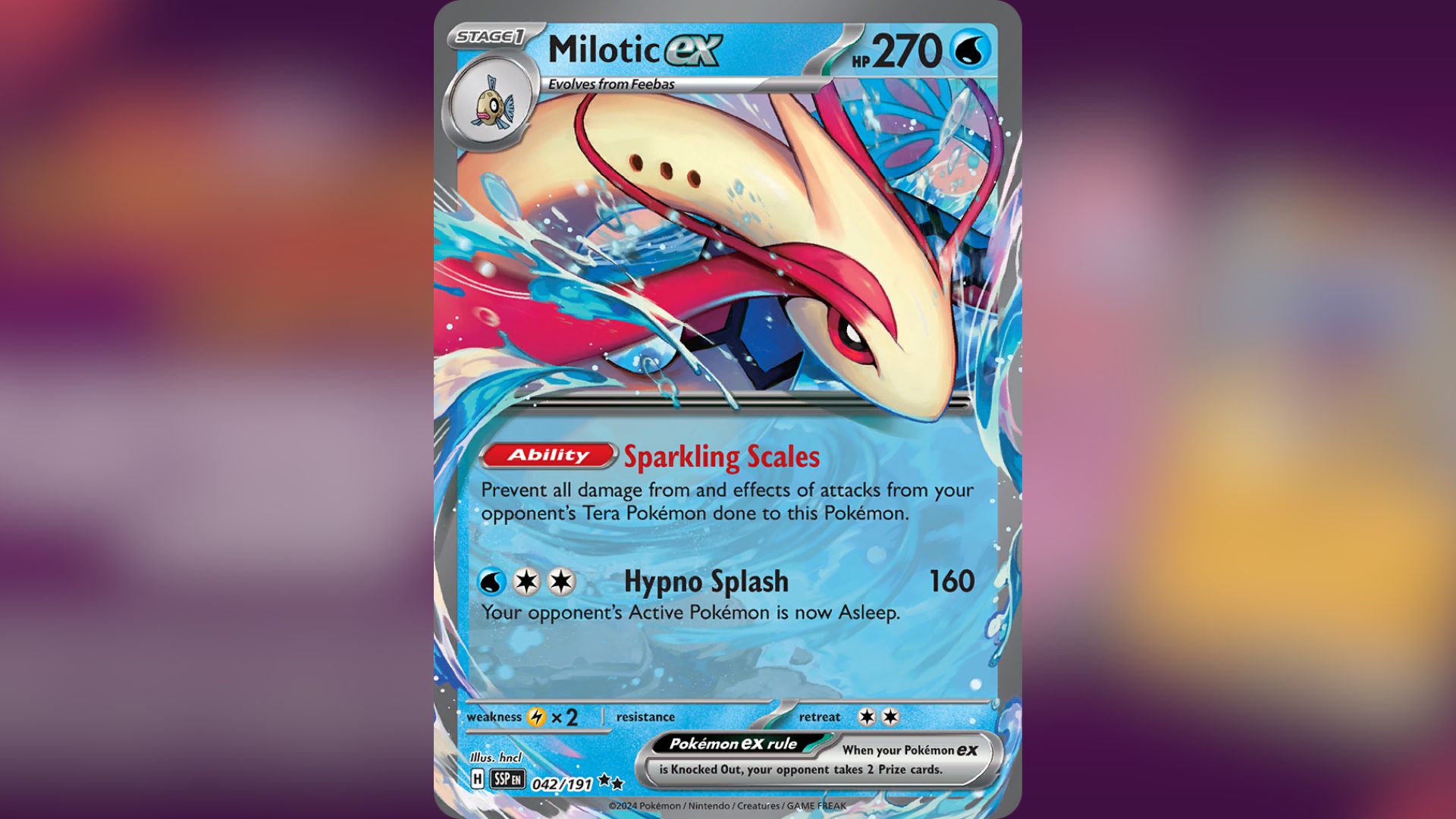 Milotic ex (Image via TPC)