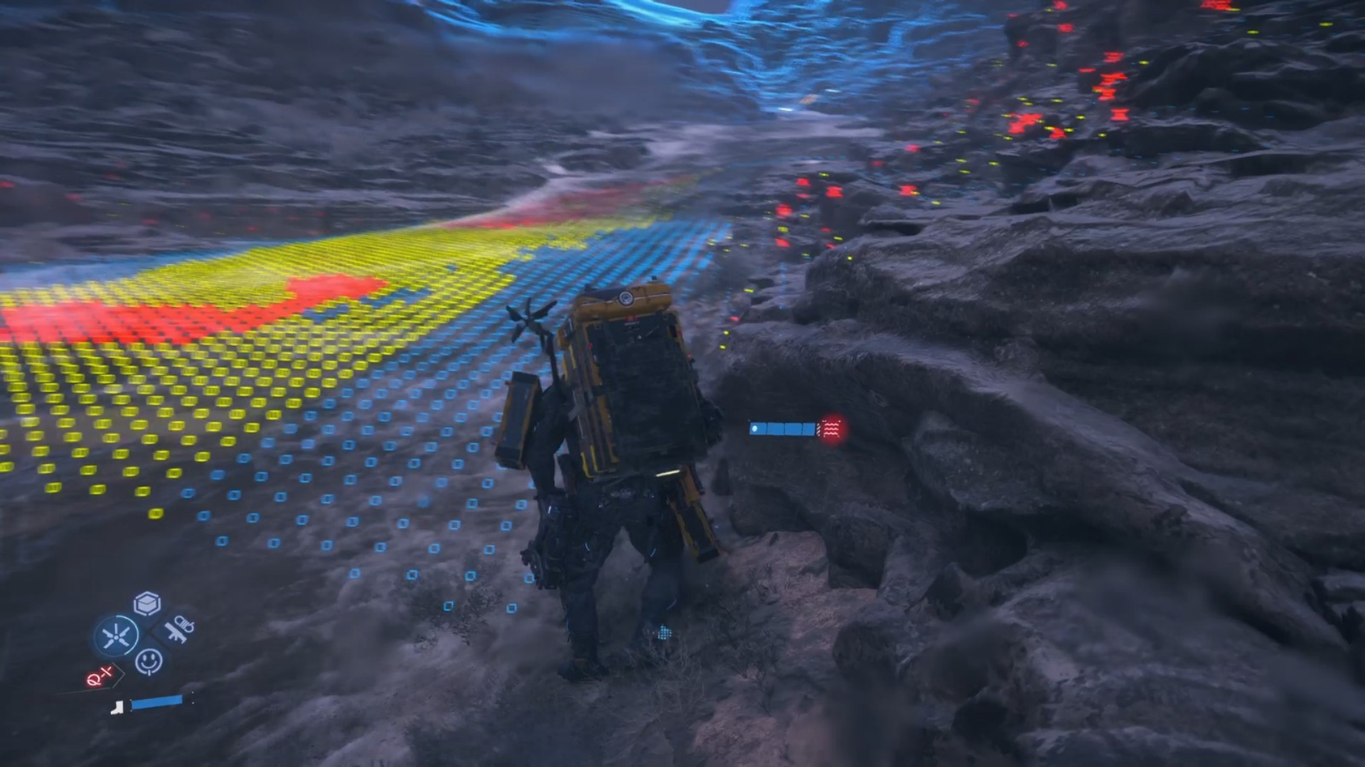 scanning the river
