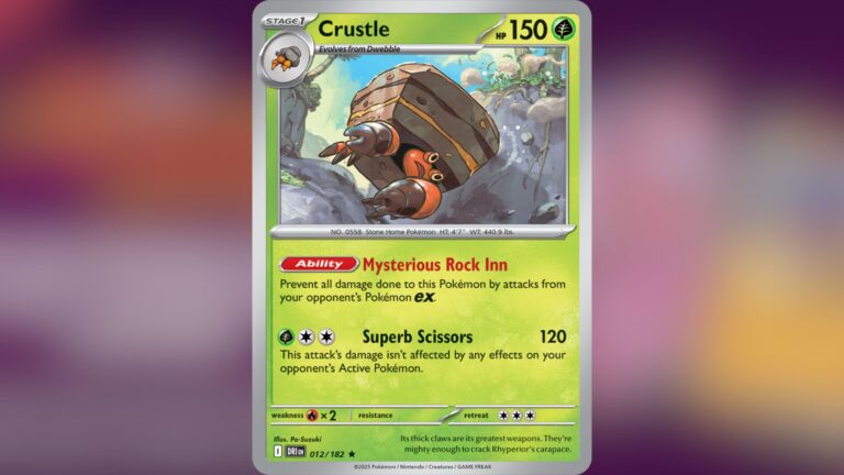 Crustle Destined Rivals (Image via TPC)