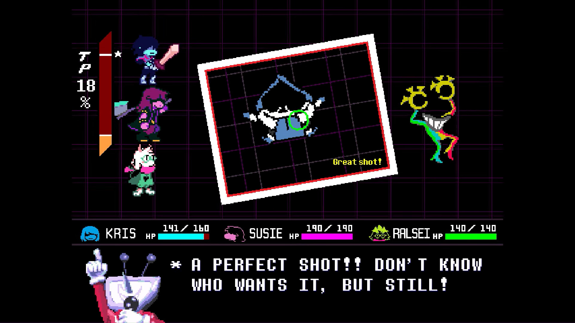 Click various photos to beat Shuttah (Image via Toby Fox and @Underlab/YouTube)