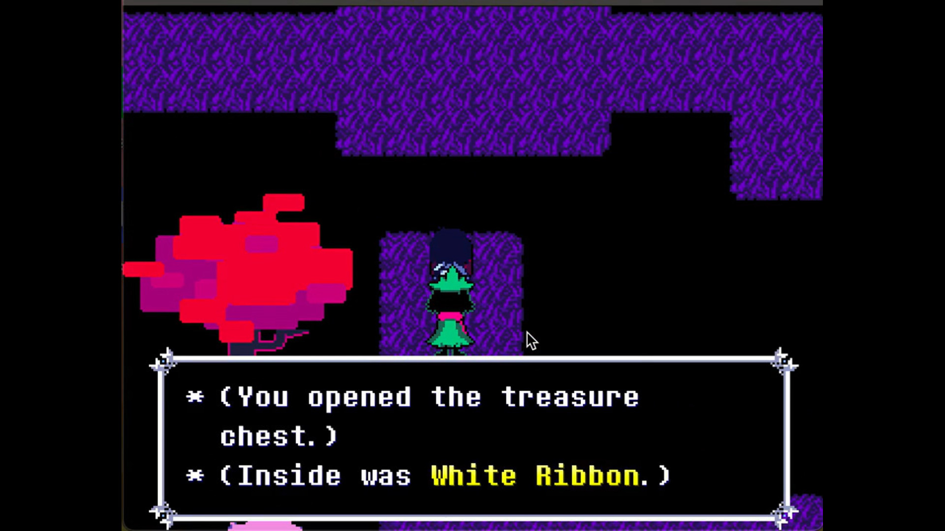 Open the chest and claim your prize (Image via Toby Fox and @RyanSeasunk/YouTube)