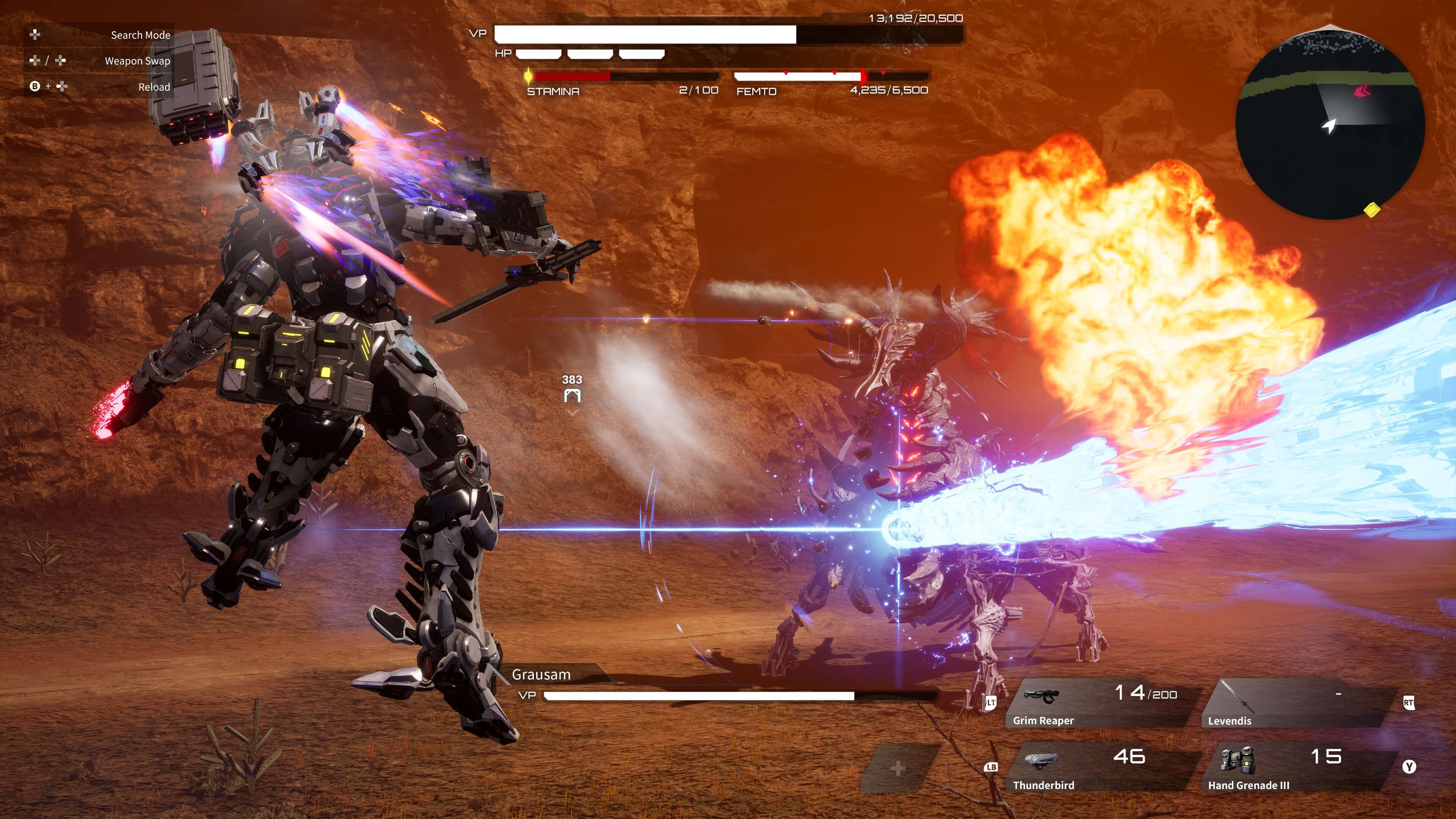 Screenshot from Daemon X Machina Titanic Scion (Image via Marvelous Inc)