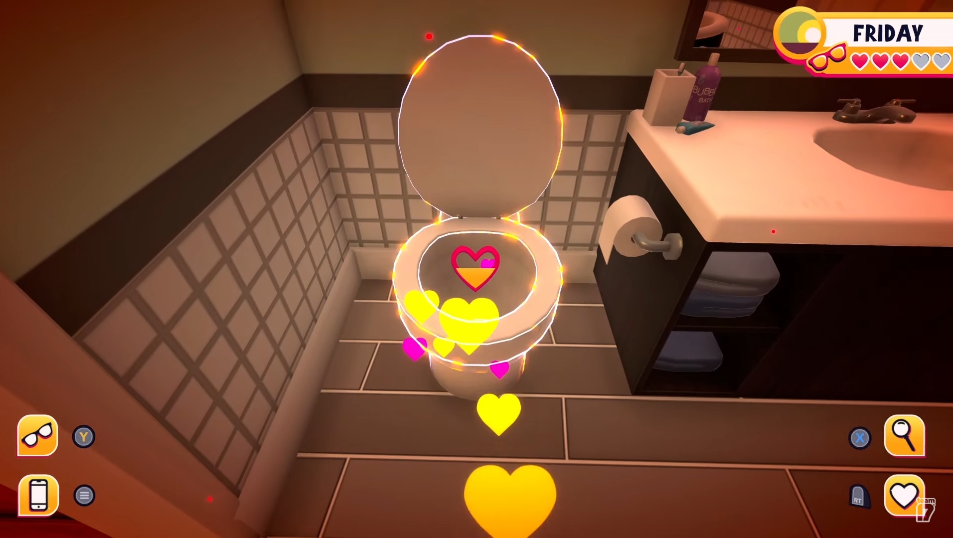 Scan a toilet to unlock Jean Loo