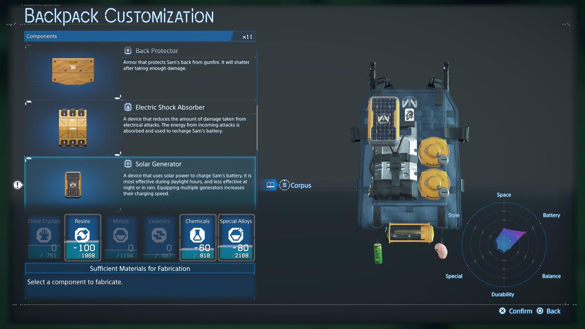The Best Backpack Components in Death Stranding 2