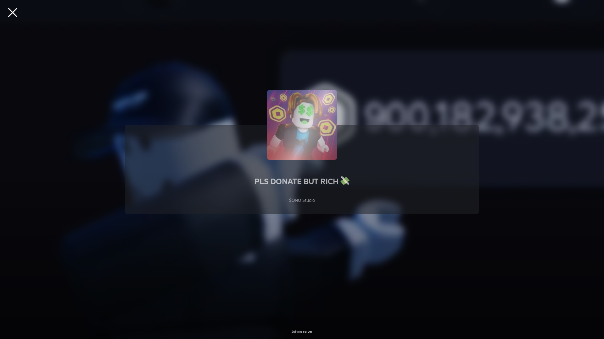 Pls Donate But Rich (Image via Roblox)