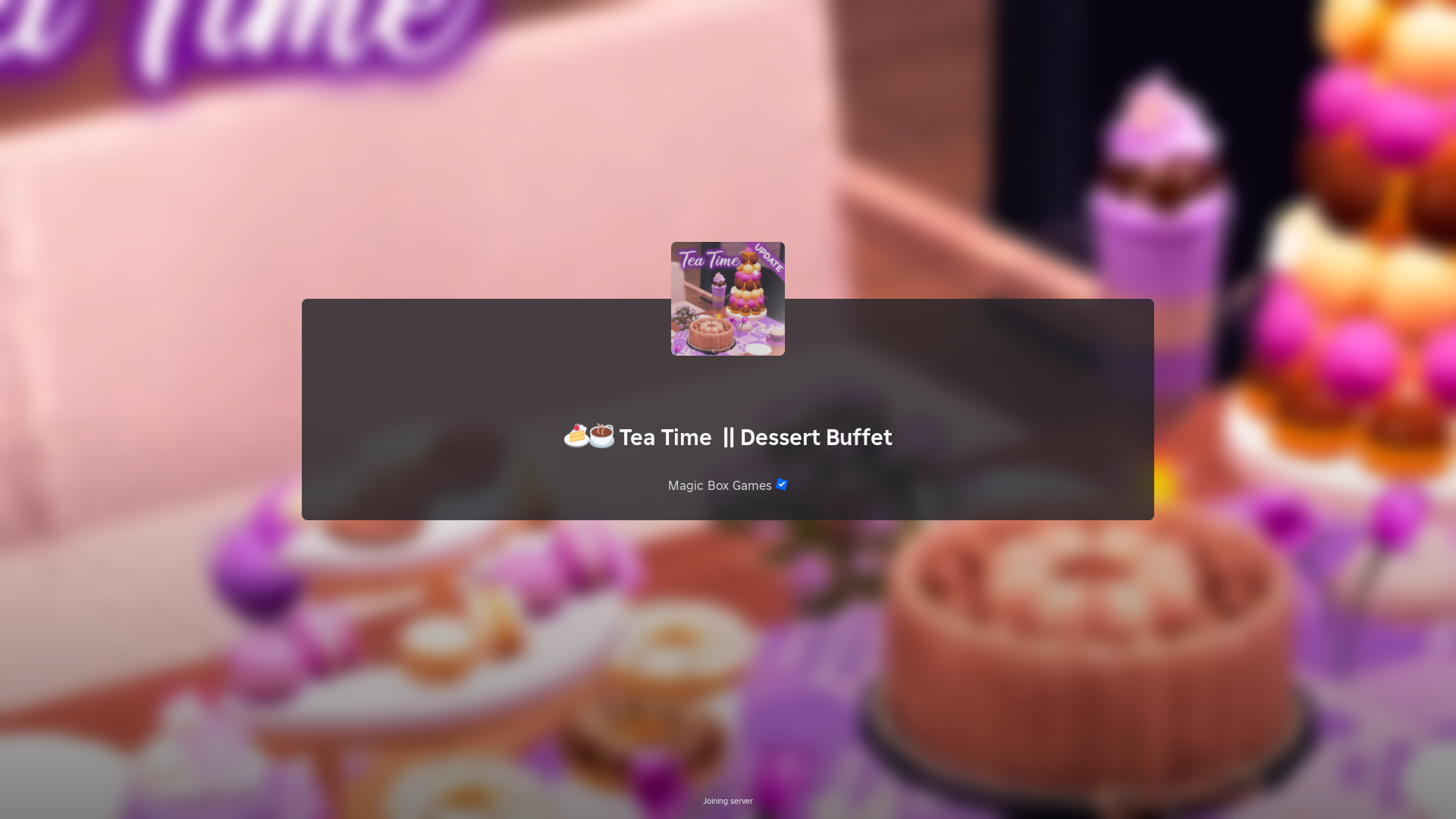 Tea Time Dessert Buffet (Image via Roblox)