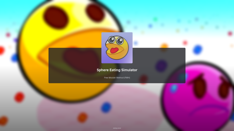 Sphere Eating Simulator (Image via Roblox)