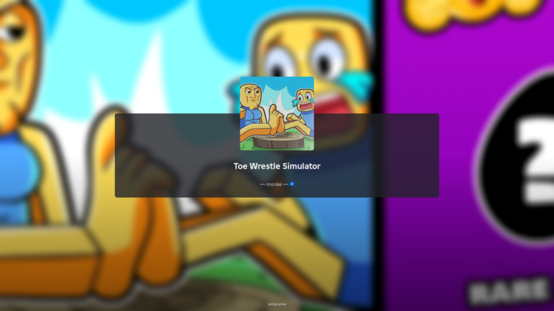 Toe Wrestle Simulator (Image via Roblox)