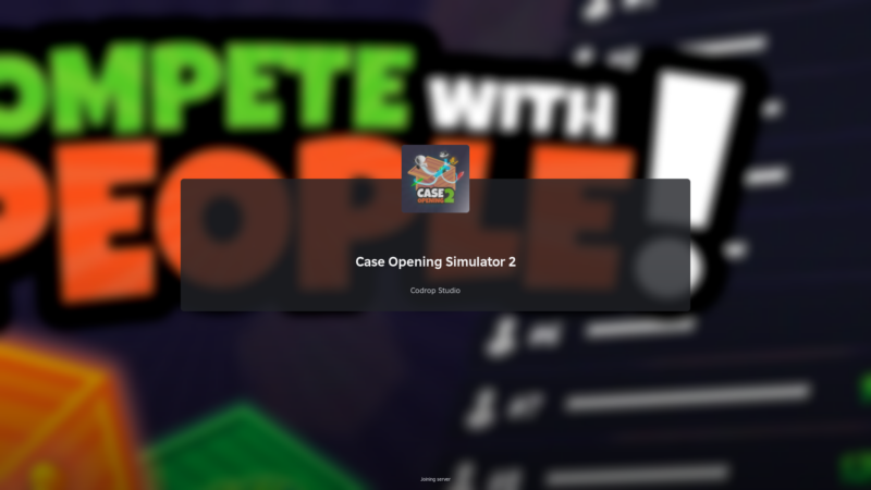Case Opening Simulator 2 (Image via Roblox)