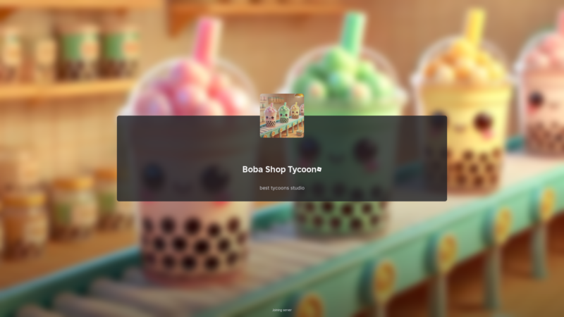 Boba Shop Tycoon (Image via Roblox)