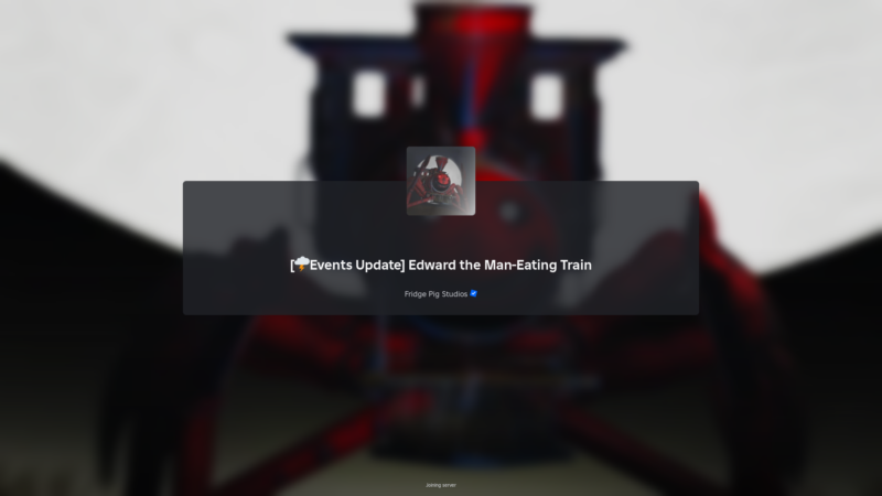 Edward the Man-Eating Train (Image via Roblox)