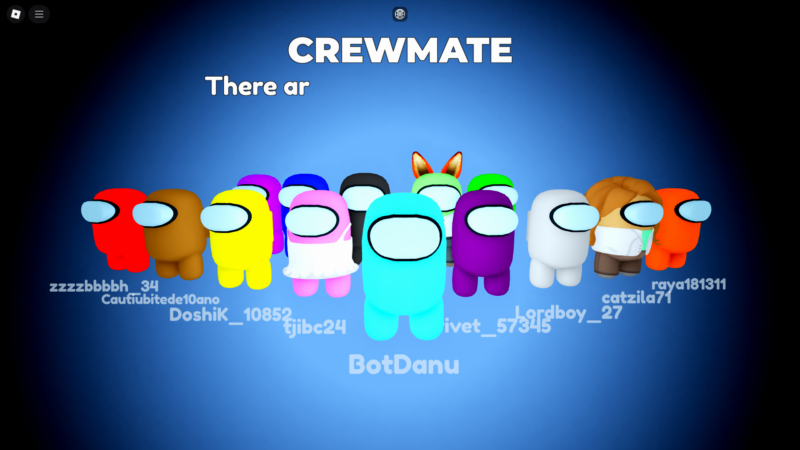 Crewmates Among us (Image via Roblox)