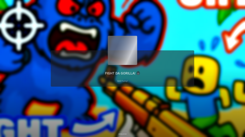 FIGHT DA GORILLA (Image via Roblox)