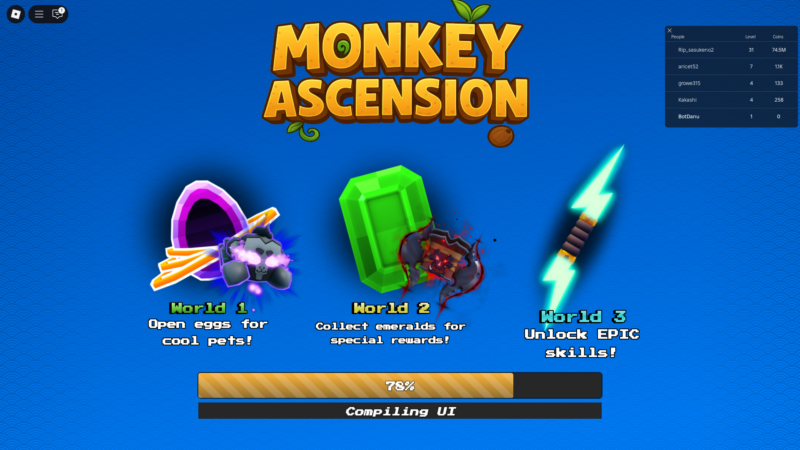 Monkey Ascension (Image via Roblox)