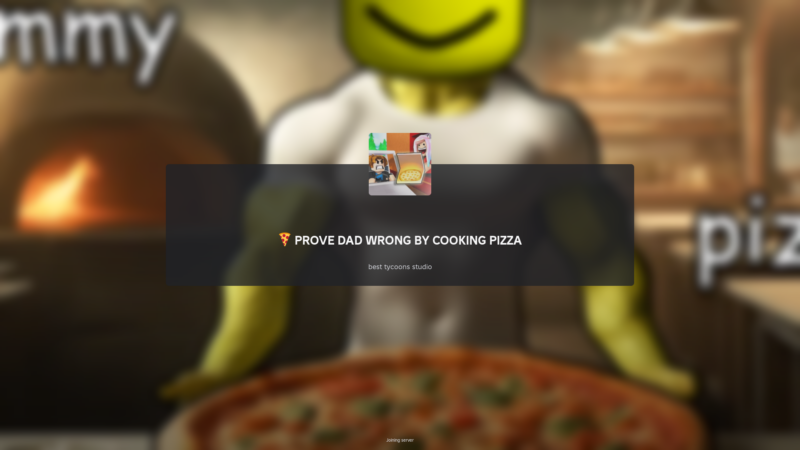 Prove Dad Wrong By Cooking Pizza (Image via Roblox)