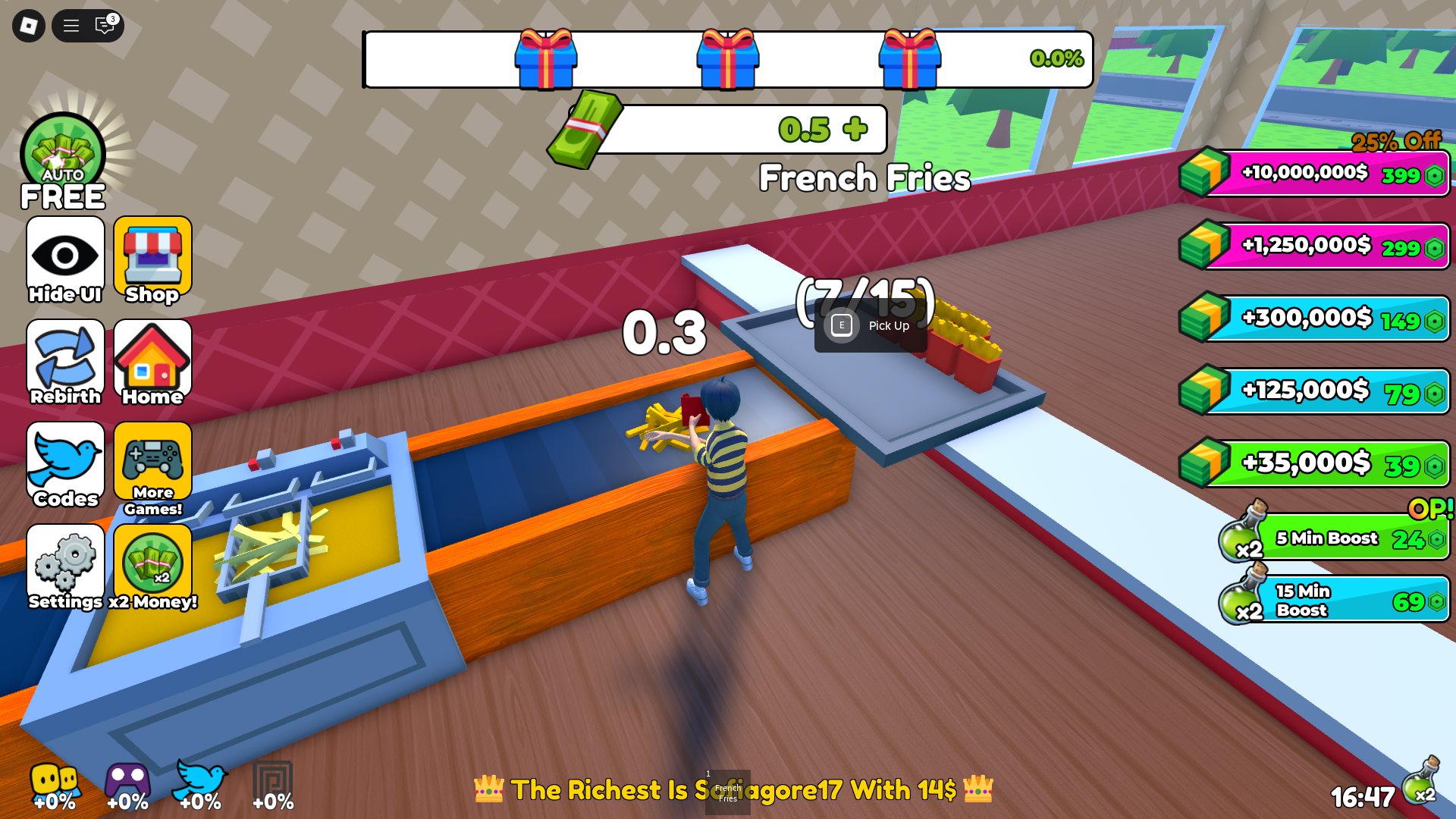 Cutting Potato for fries (Image via Roblox)