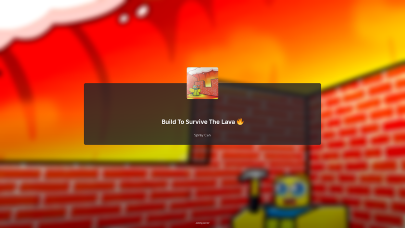 Build To Survive The Lava (Image via Roblox)