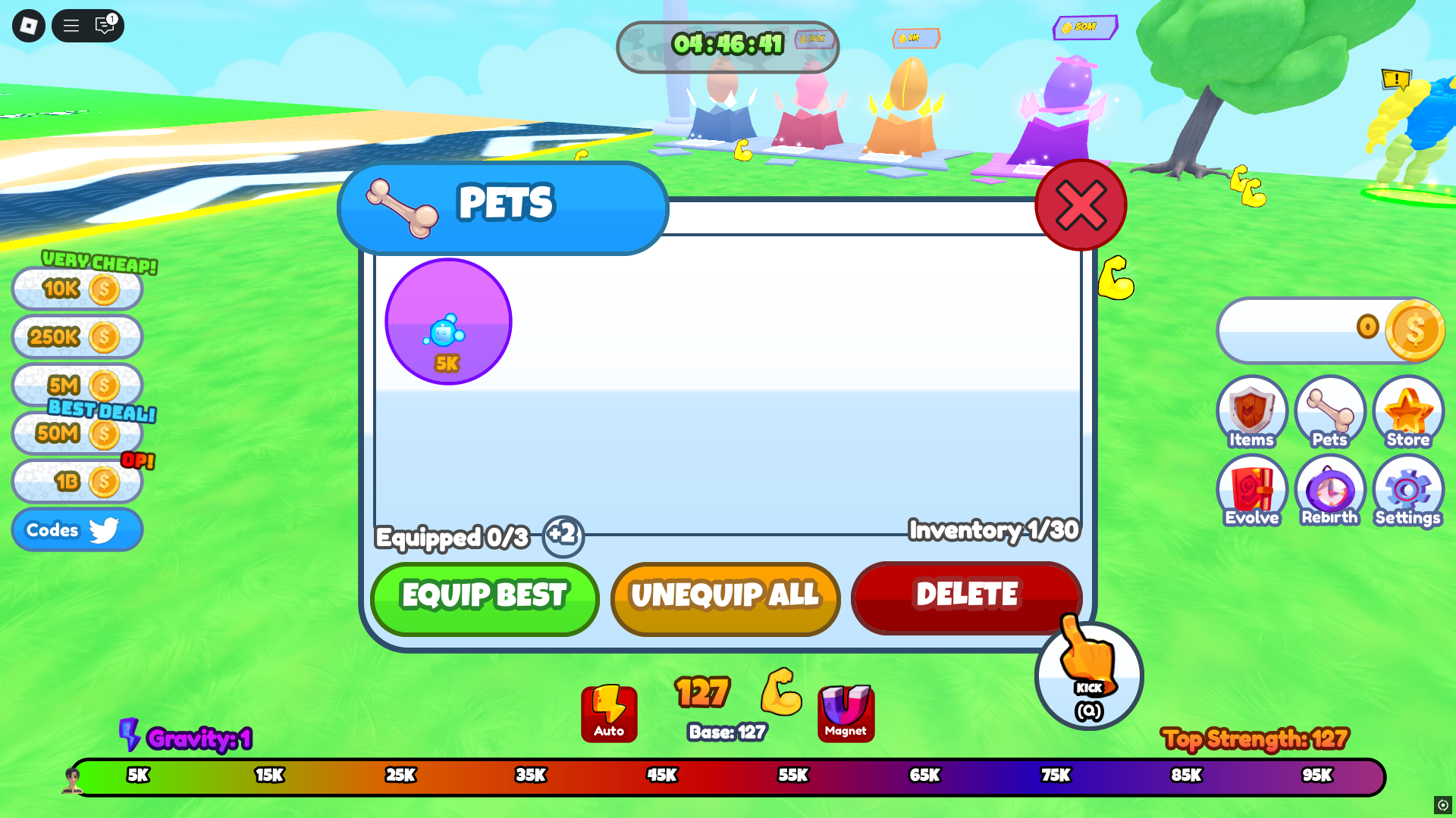 Free pet from code (Image via Roblox)