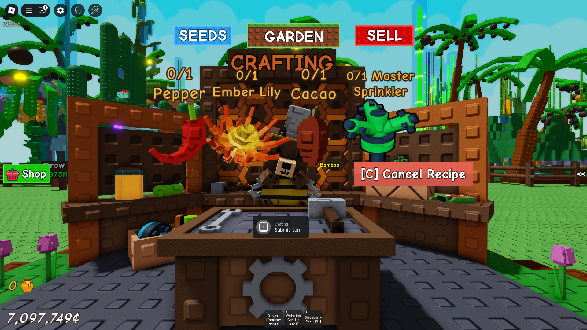 Crafting Materials (Image via Roblox)