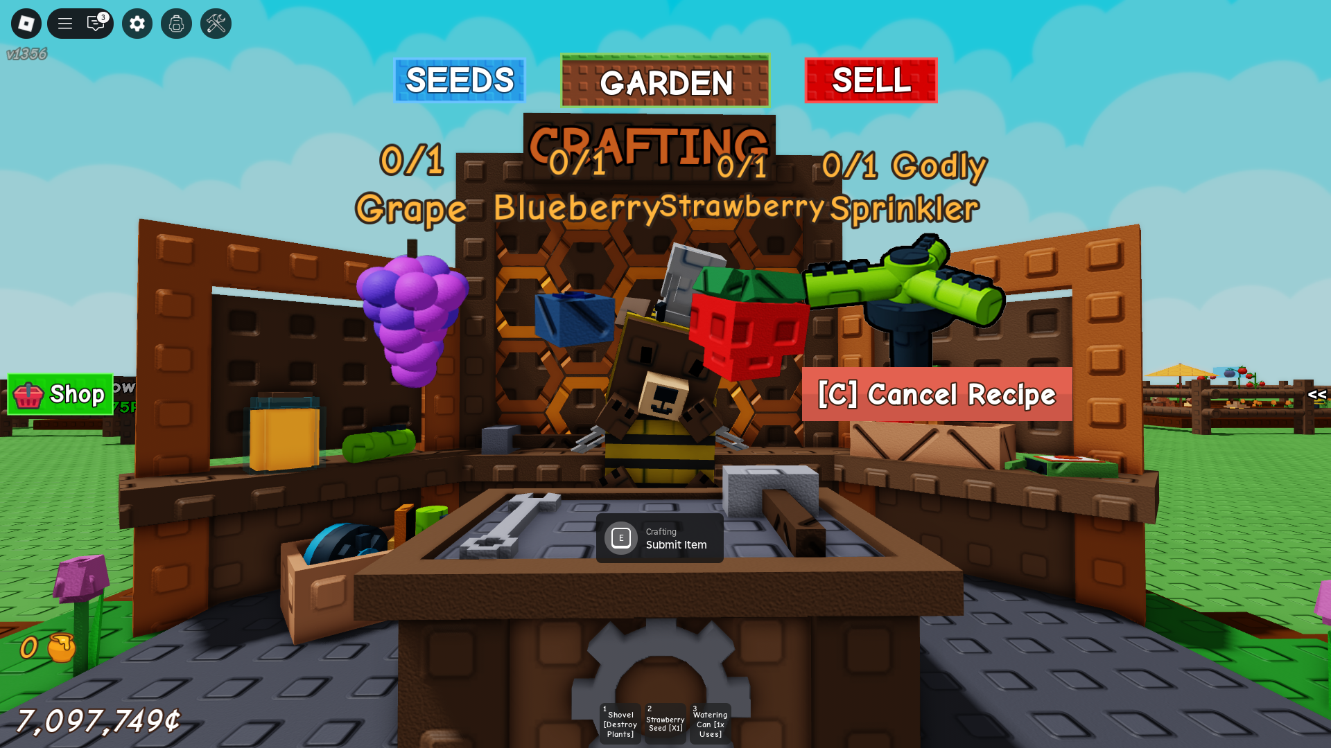 Crafting Materials (Image via Roblox)