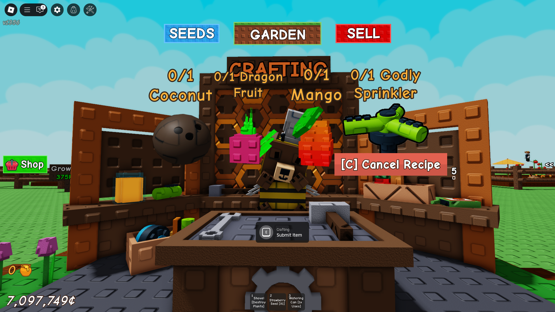 Crafting Materials (Image via Roblox)