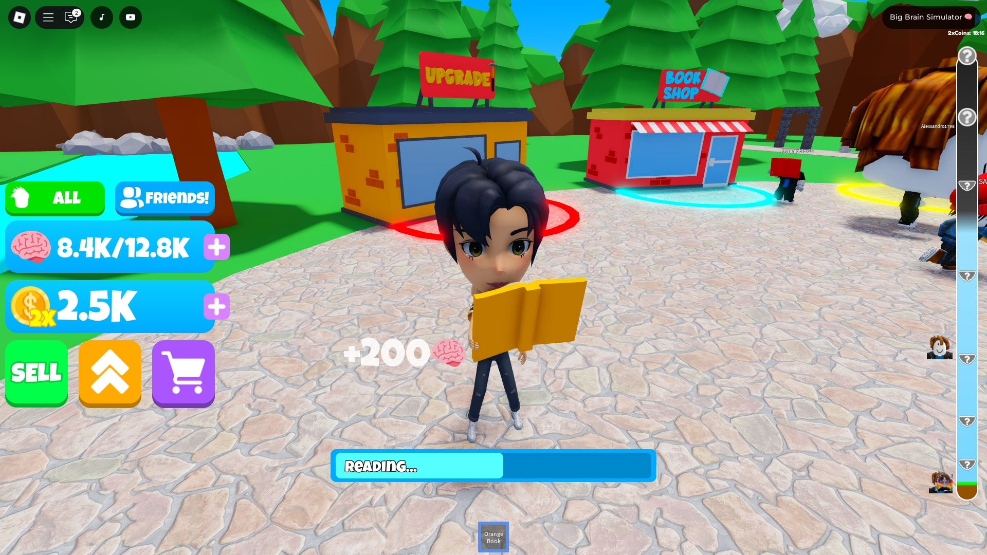 Big Brain Simulator (Image via Roblox)