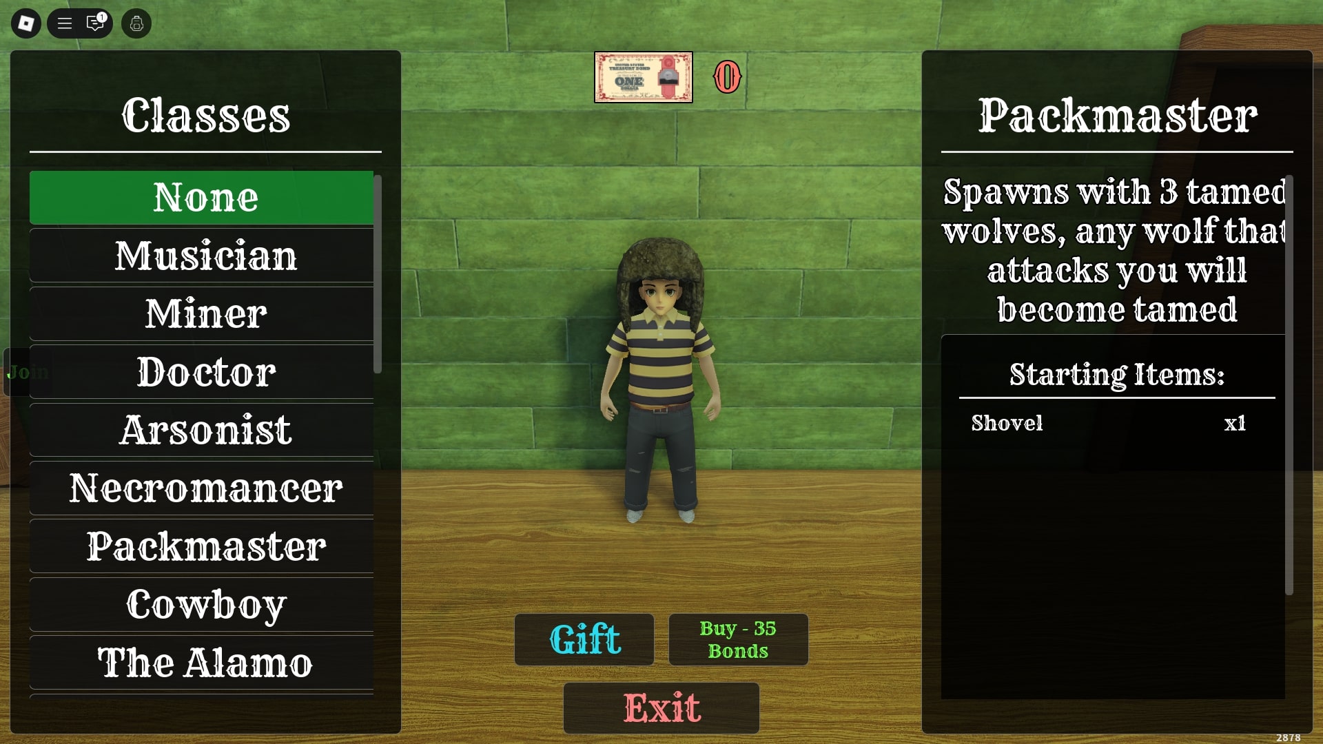 Packmaster class - Dead Rails (Image via Roblox)
