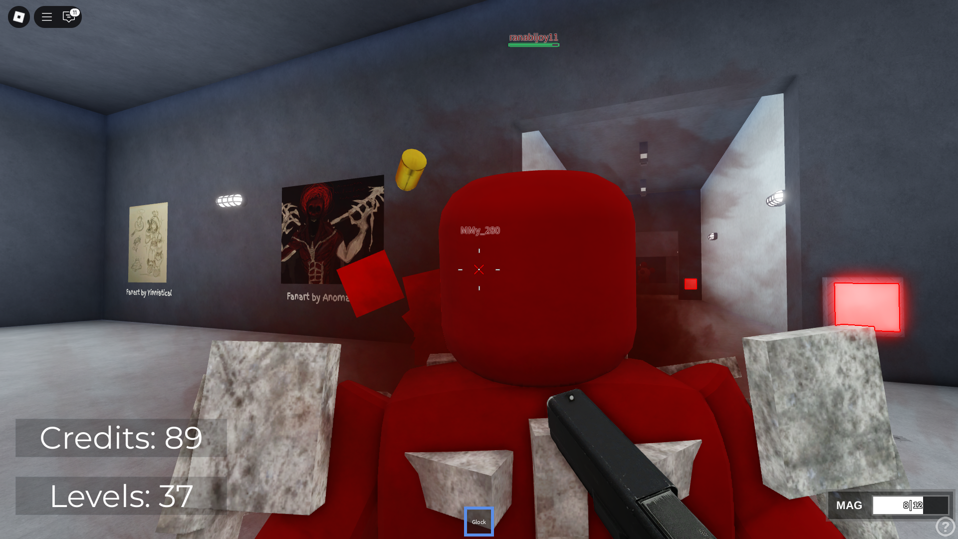 Killing parasites (Image via Roblox)