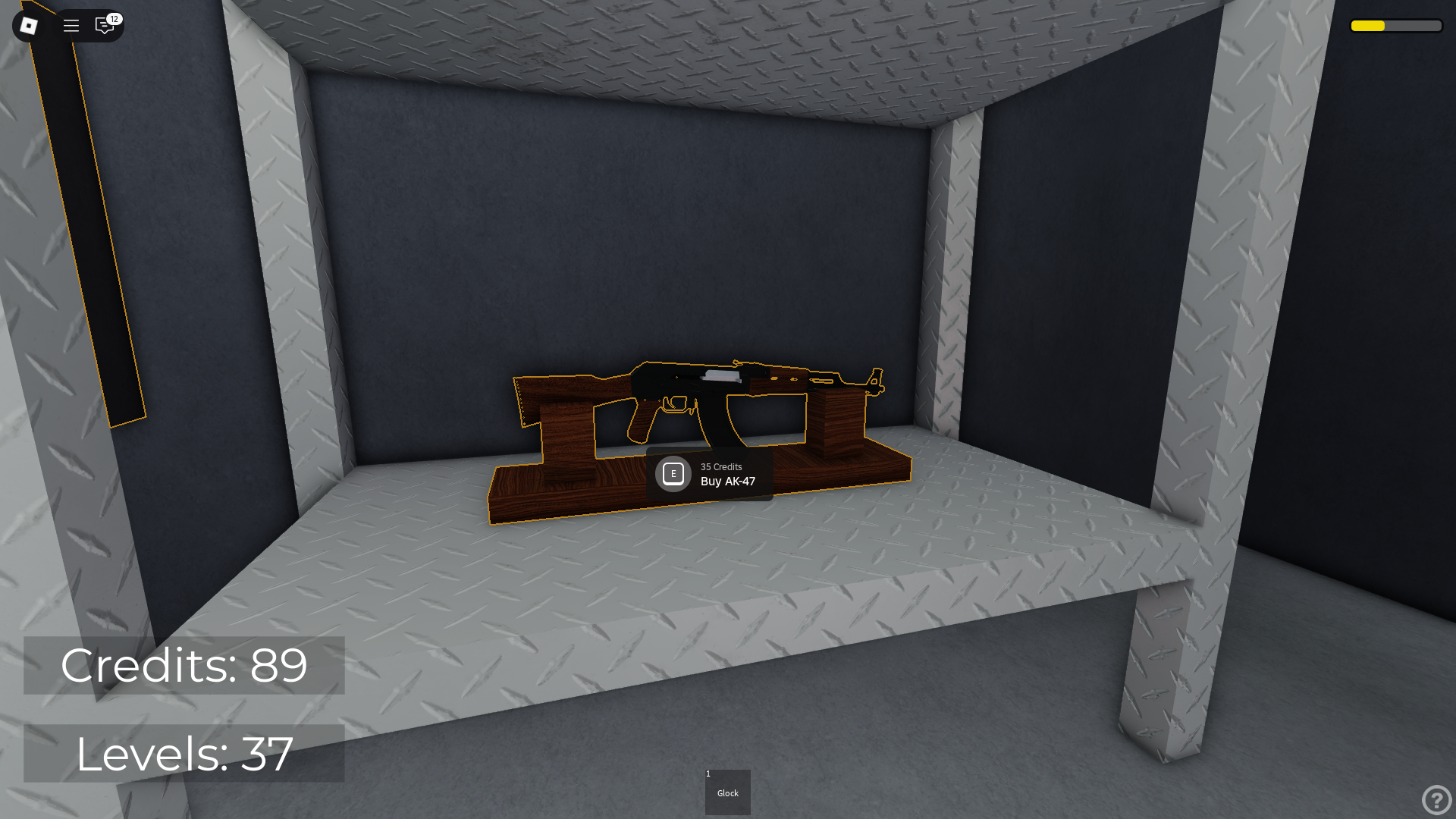Buying guns from armory (Image via Roblox)