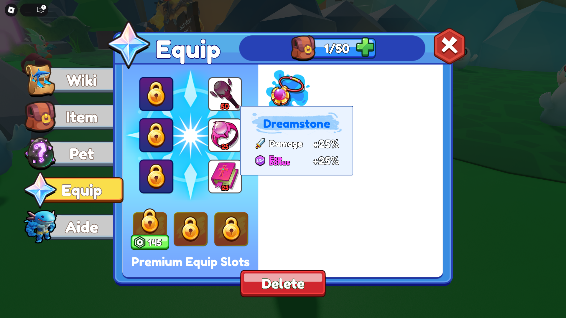 Ornaments from rewards (Image via Roblox)