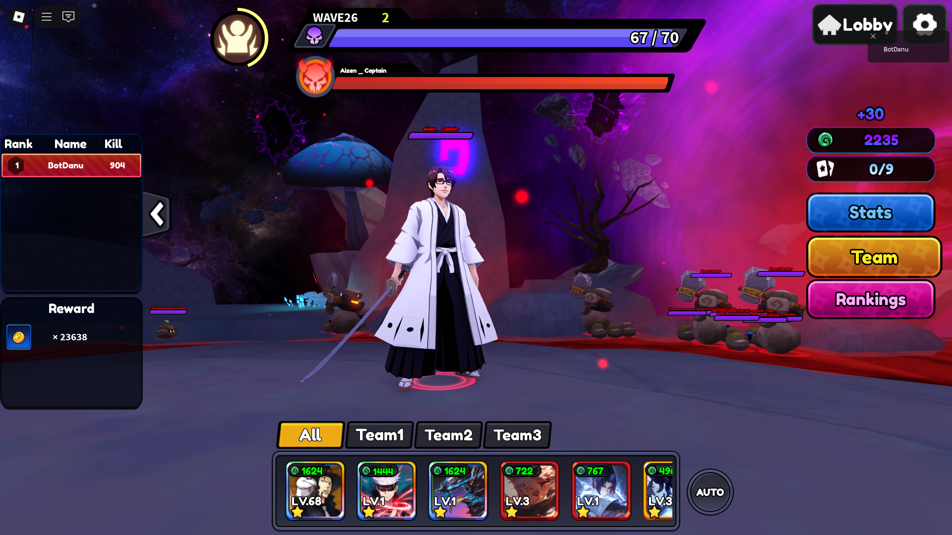 Boss fight (Image via Roblox)