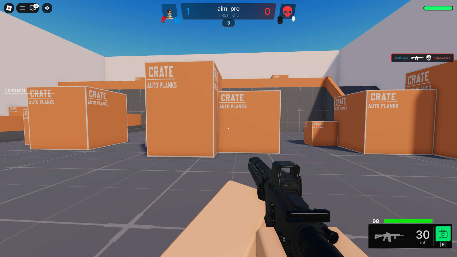 1v1 mode (Image via Roblox)